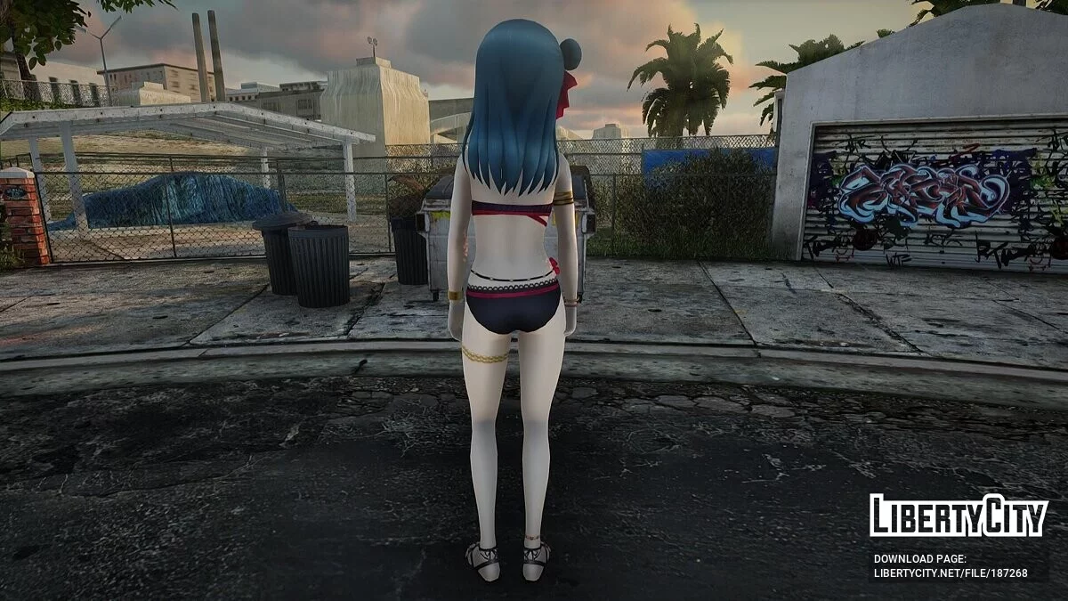 Yohane in a swimsuit / GTA San Andreas