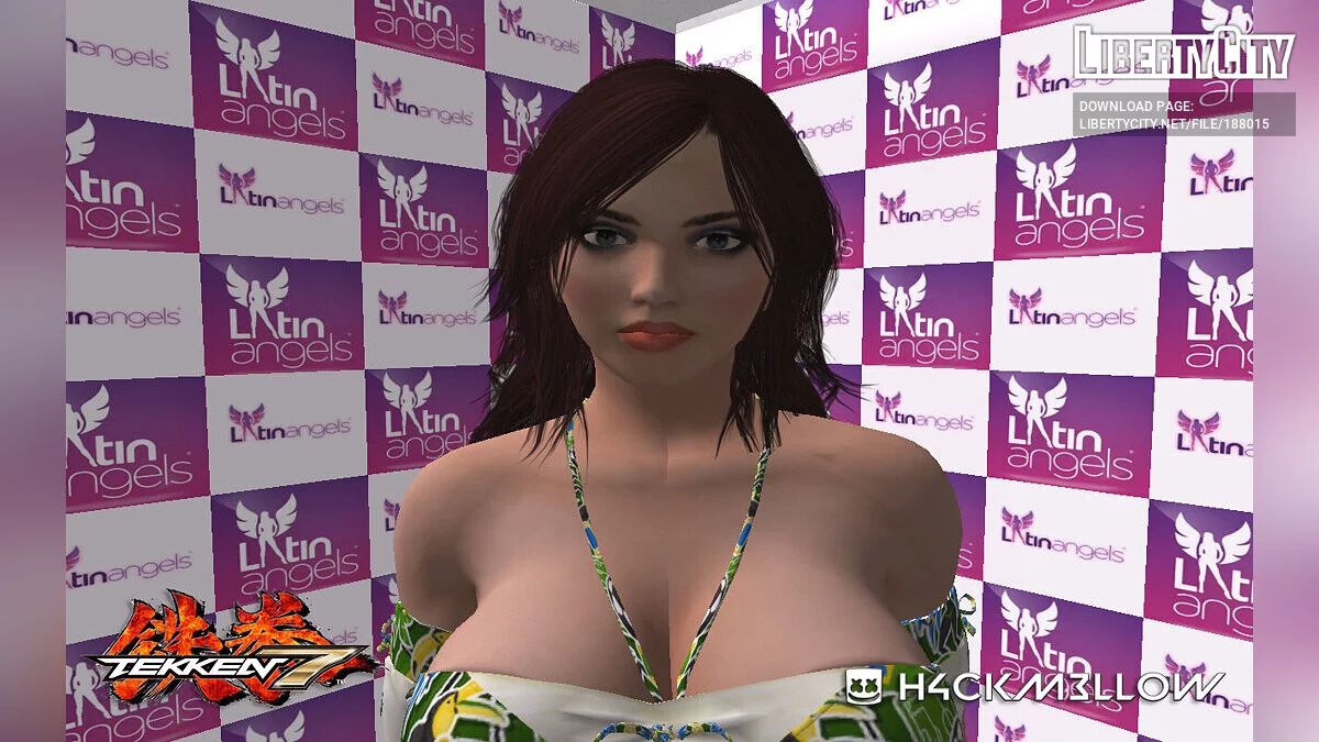 Tekken's Katarina Alves in a swimsuit (Brazil) / GTA San Andreas