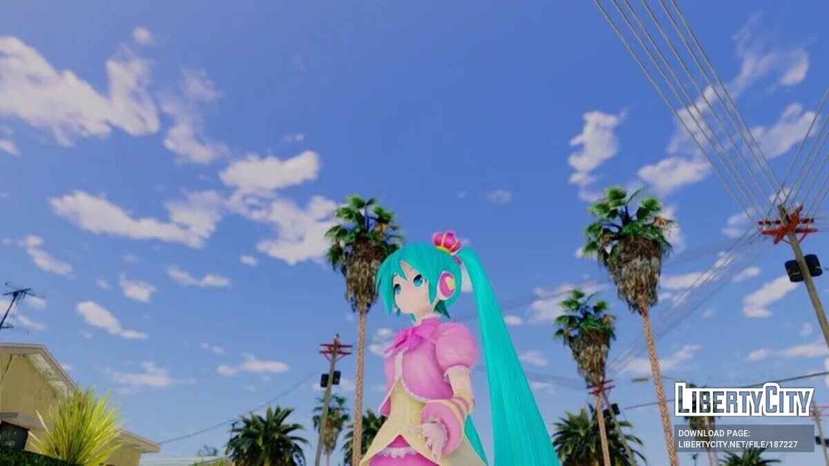 Hatsune Miku Princess (PDFT) / GTA San Andreas