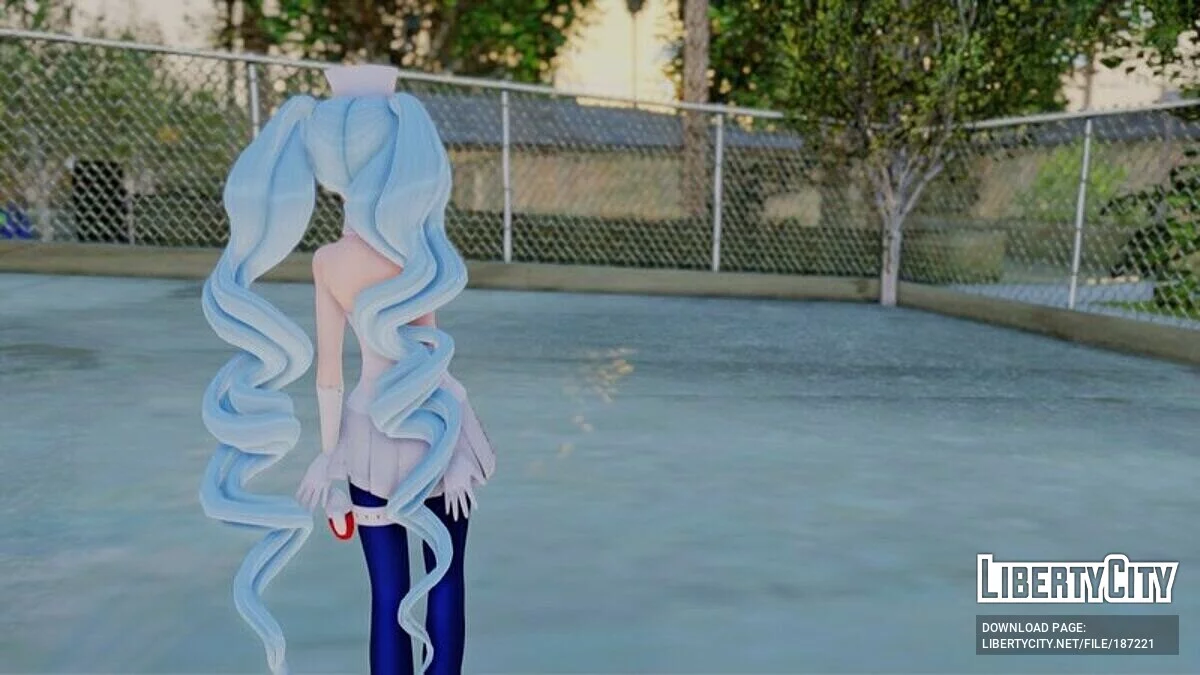 Hatsune Miku im Krankenschwester-Outfit (PDFT) / GTA San Andreas