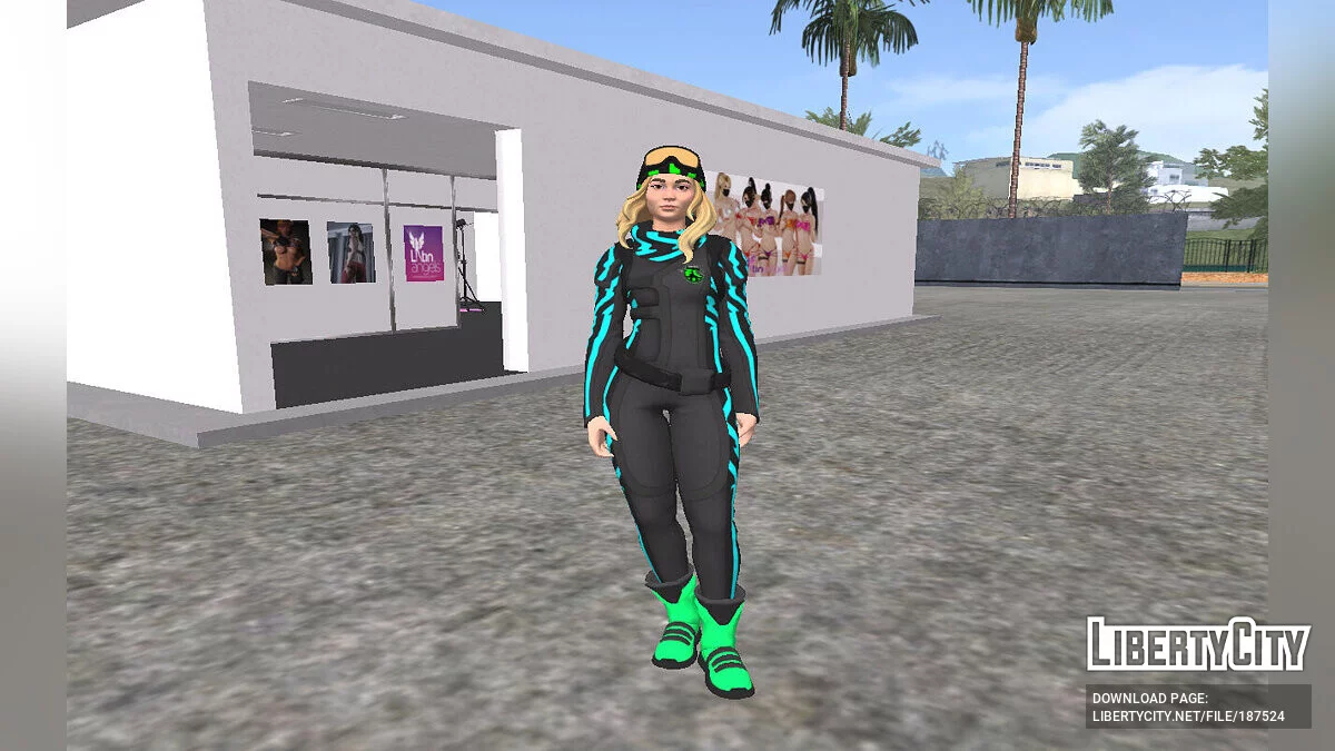 FFC Chloe Kim Home Kit from Fortnite / GTA San Andreas