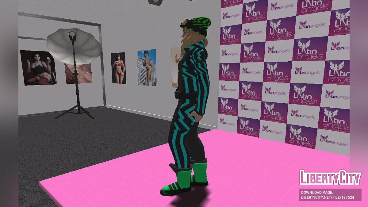 FFC Chloe Kim Home Kit from Fortnite / GTA San Andreas