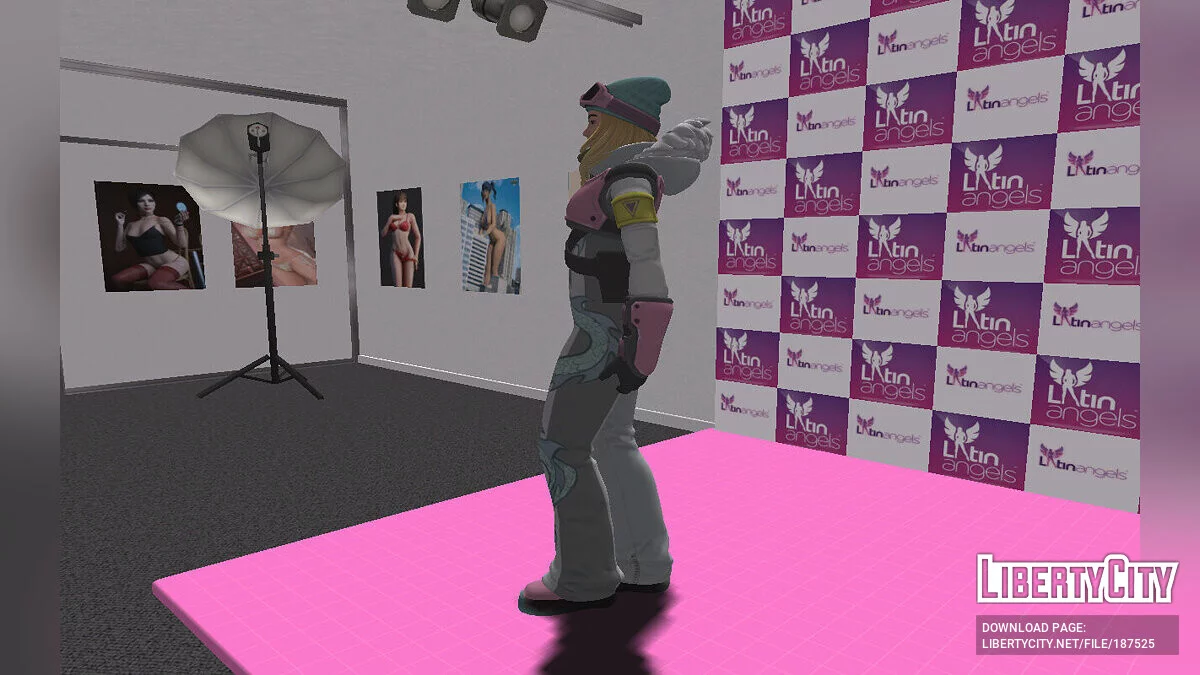 Chloe Kim from Fortnite / GTA San Andreas