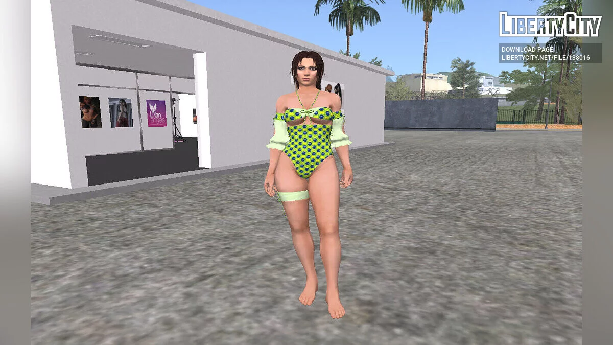 Tekken's Christy Monteiro in a swimsuit (Brazil) / GTA San Andreas