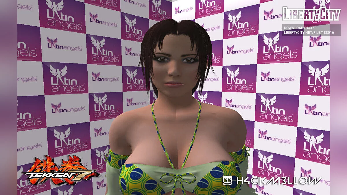 Tekken's Christy Monteiro in a swimsuit (Brazil) / GTA San Andreas