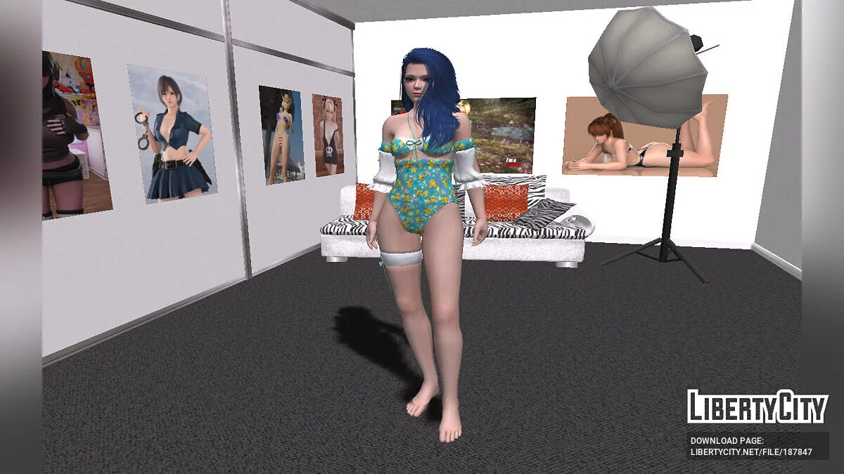 Lobelia de DOAXVV en maillot de bain / GTA San Andreas