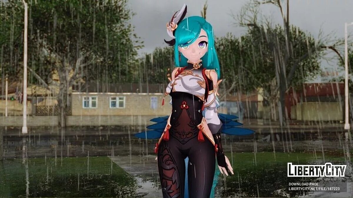 Miku Hatsune Cosplay (PDFT) / GTA San Andreas