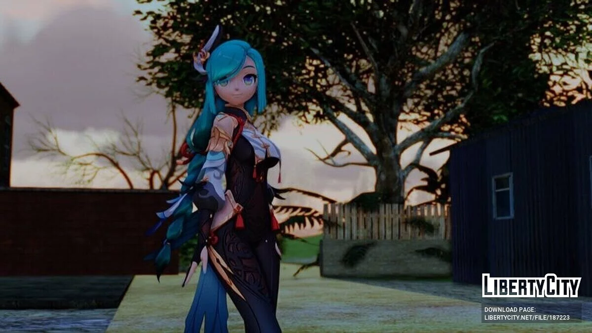 Miku Hatsune Cosplay (PDFT) / GTA San Andreas