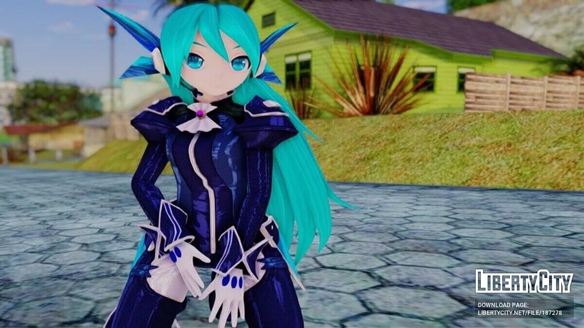 Plugin Miku Hatsune (PDFT) / GTA San Andreas