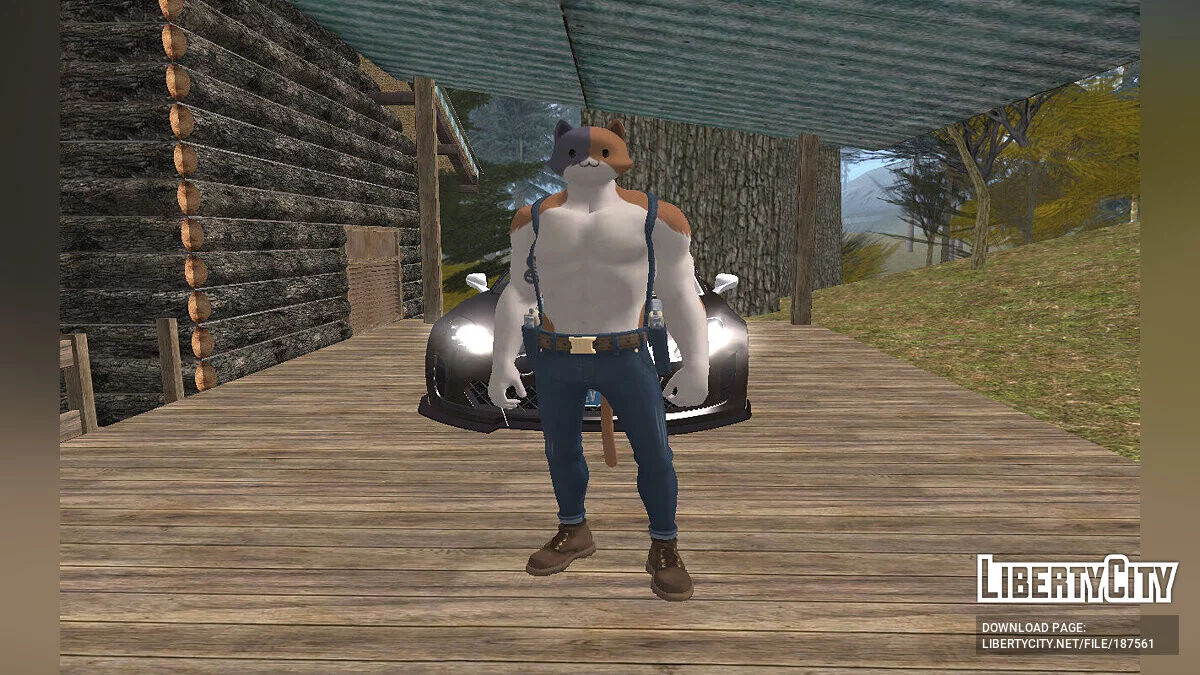 Мяускул из Fortnite / GTA San Andreas