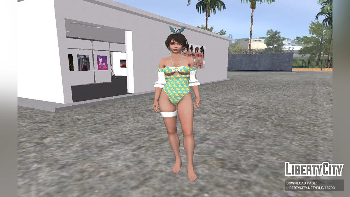 Patty from DOAXVV in a swimsuit (Pokemon) / GTA San Andreas