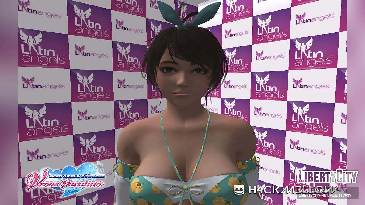 Patty from DOAXVV in a swimsuit (Pokemon) / GTA San Andreas