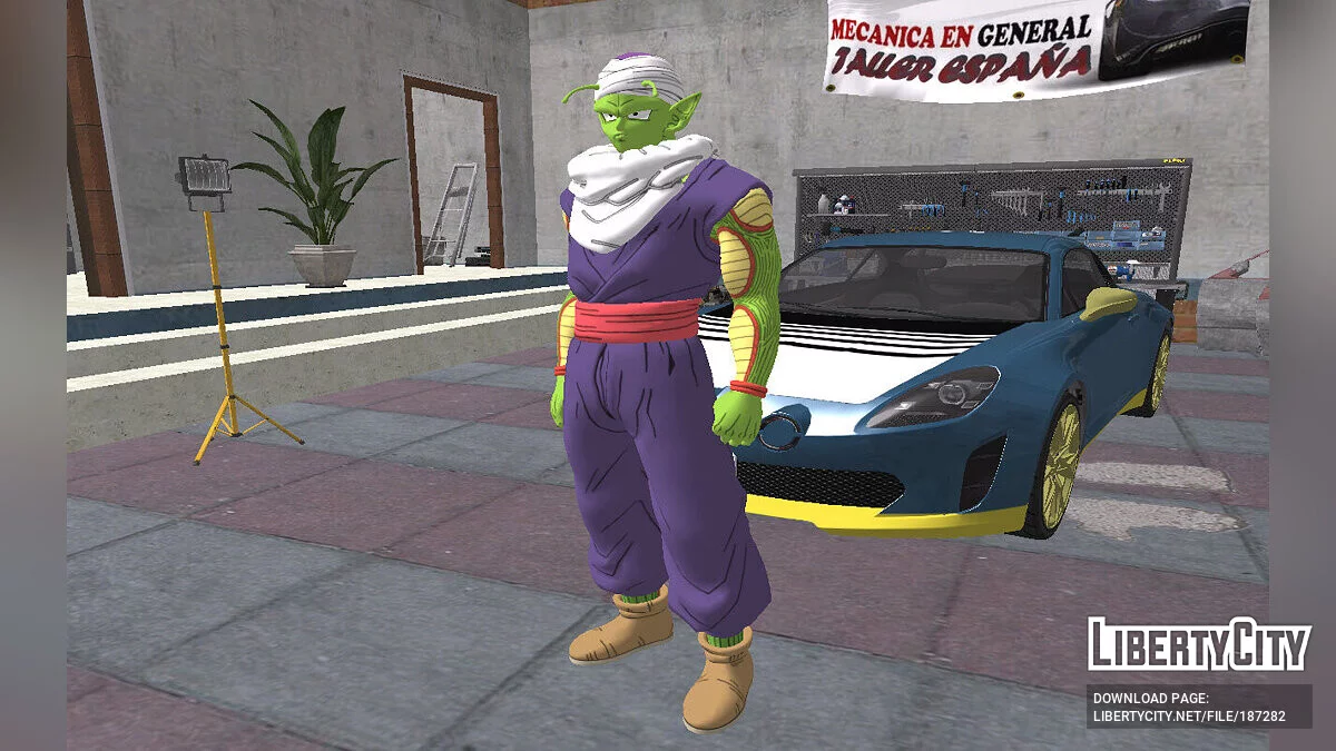 Piccolo from Fortnite / GTA San Andreas