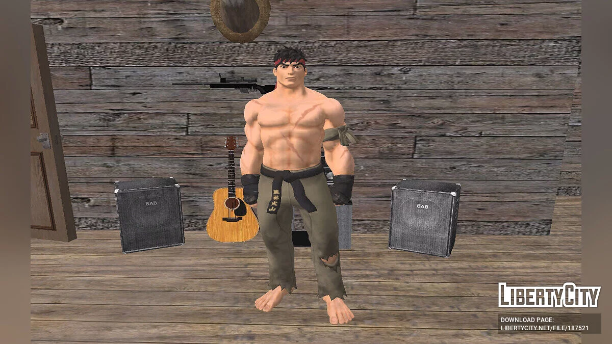 Ryu Battle from Fortnite / GTA San Andreas