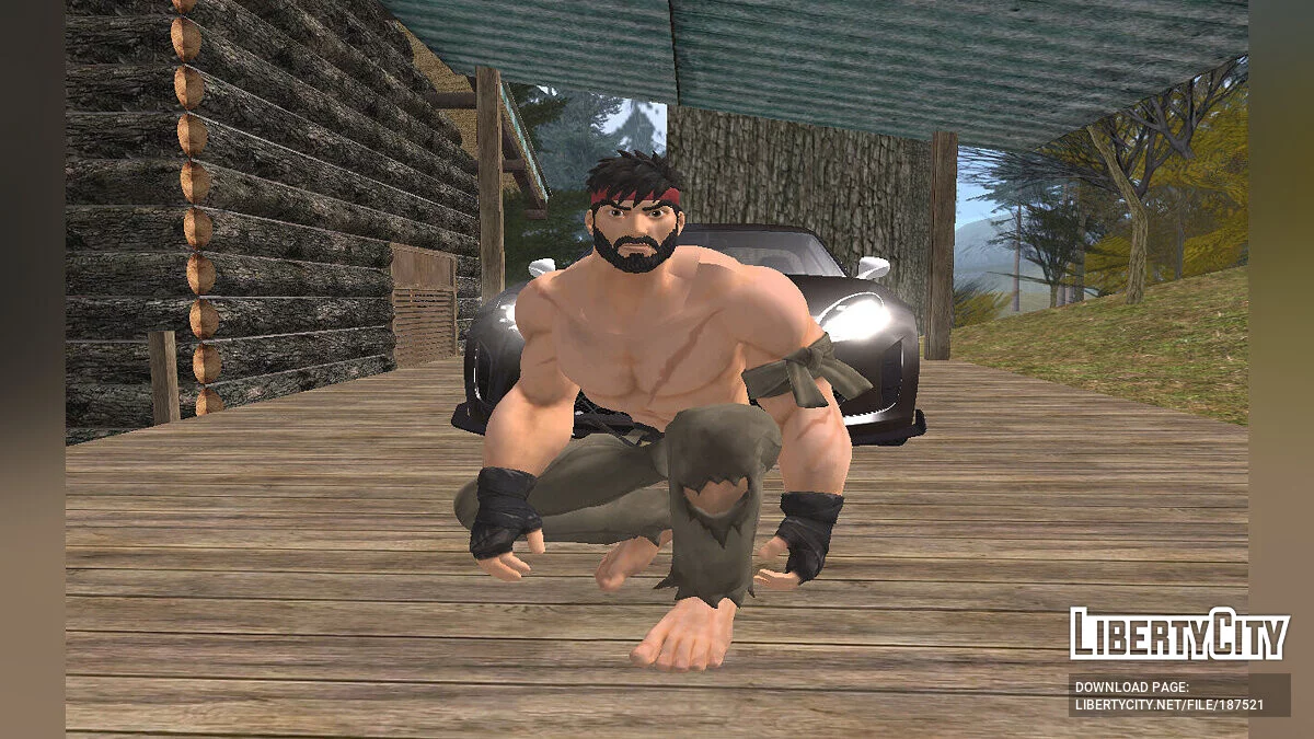 Ryu Battle from Fortnite / GTA San Andreas