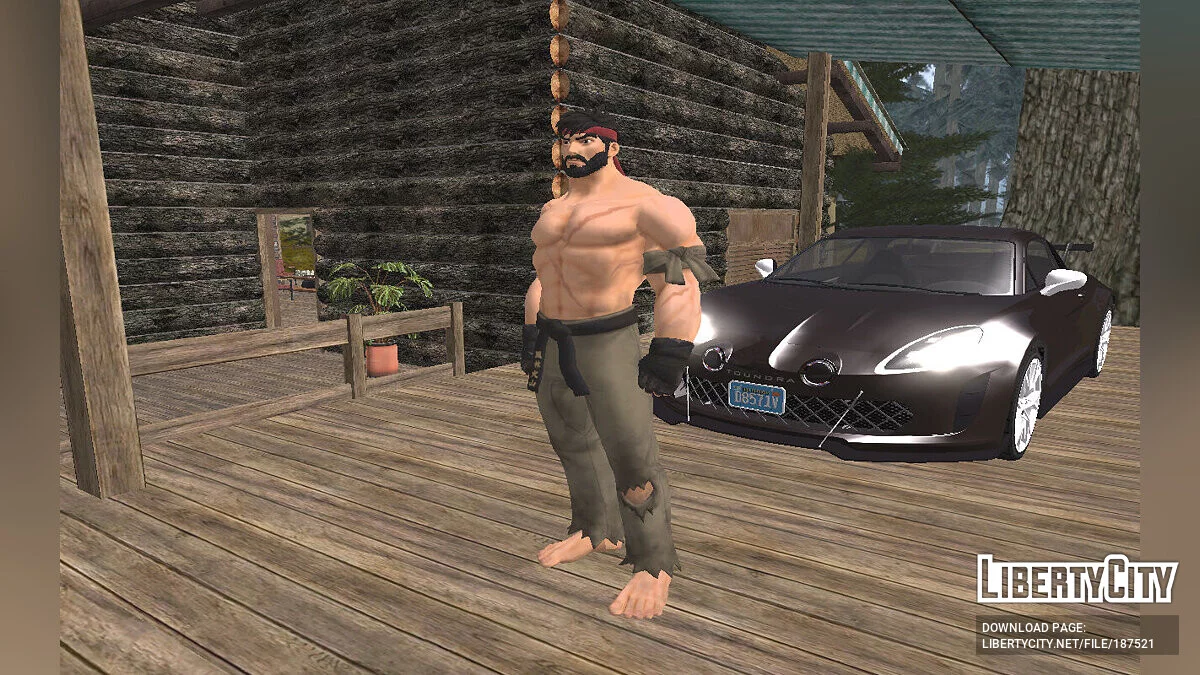 Ryu Battle from Fortnite / GTA San Andreas