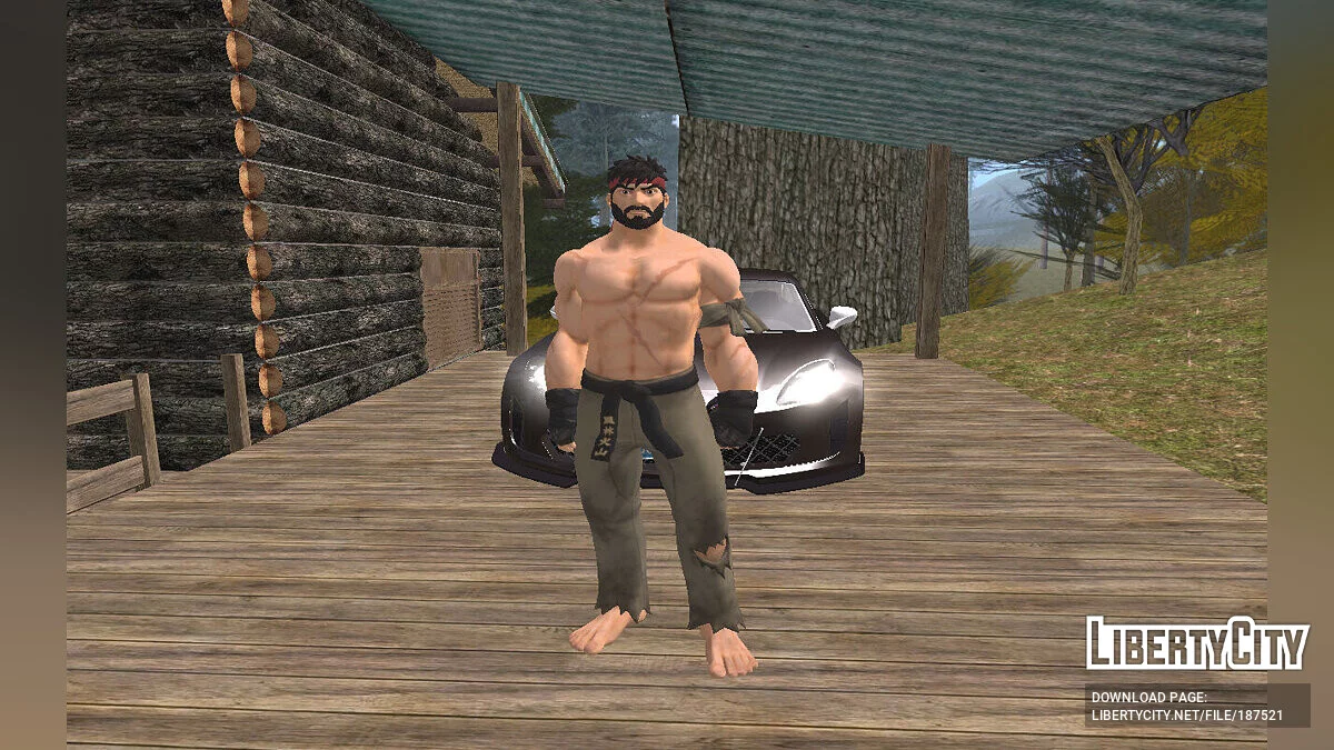 Ryu Battle from Fortnite / GTA San Andreas