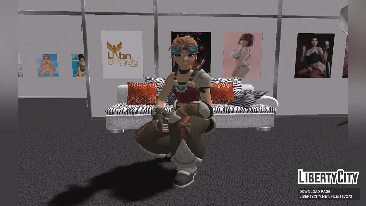 Sylvie dari Fortnite / GTA San Andreas