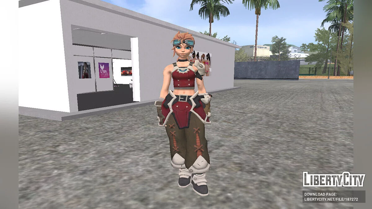 Sylvie dari Fortnite / GTA San Andreas