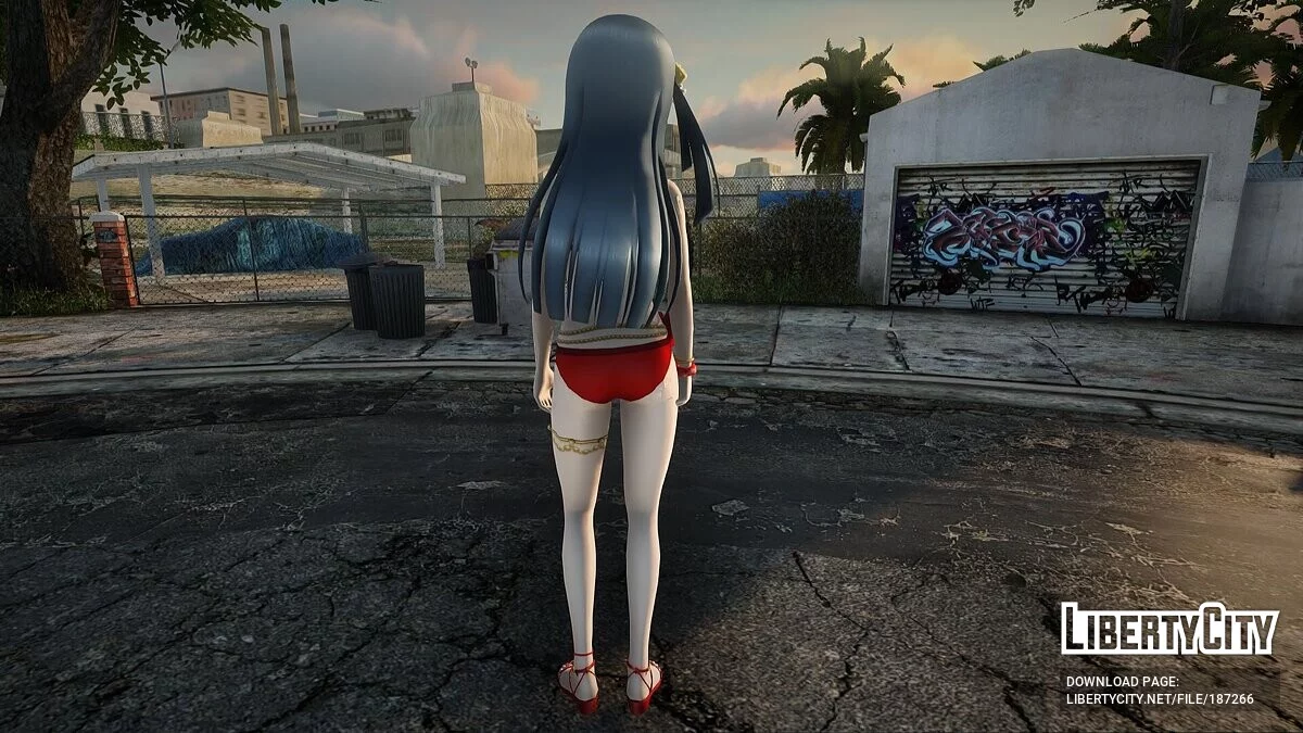 Setsuna dalam pakaian renang / GTA San Andreas