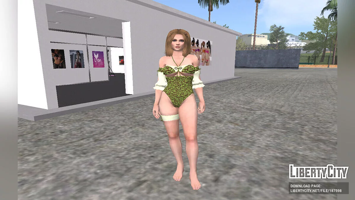 Tina Armstrong dari DOAXVV dalam Baju Renang / GTA San Andreas