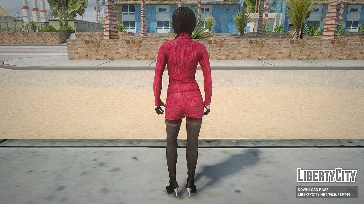 Download Ada Wong From Resident Evil 4 Remake For GTA San Andreas