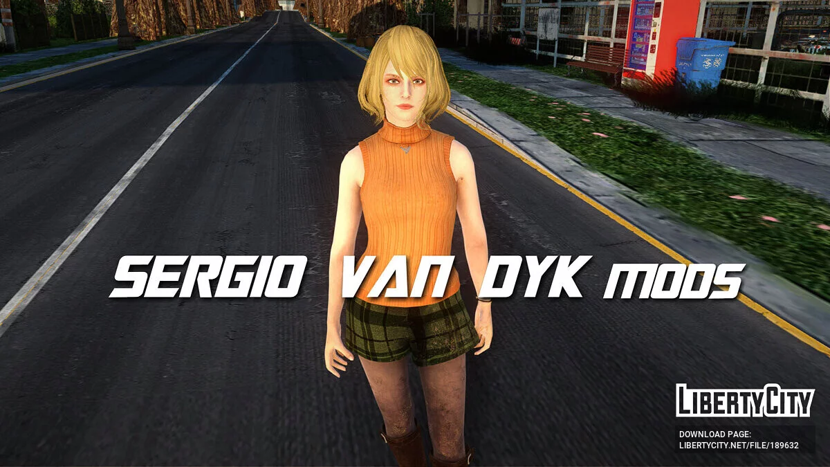 Ashley Graham de Resident Evil 4 Remake / GTA San Andreas