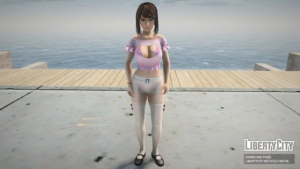 Цукуши в сексуальном наряде / GTA San Andreas