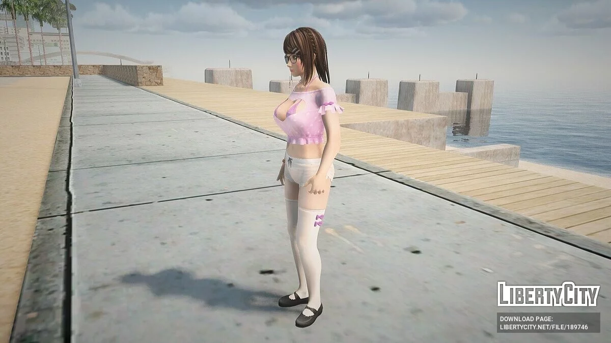 Цукуши в сексуальном наряде / GTA San Andreas