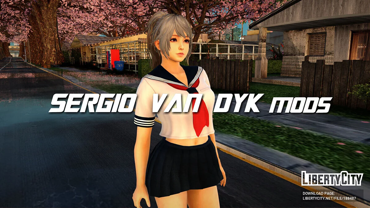 Yukino de Dead Or Alive Xtreme Venus Vacation en uniforme de marin / GTA San Andreas