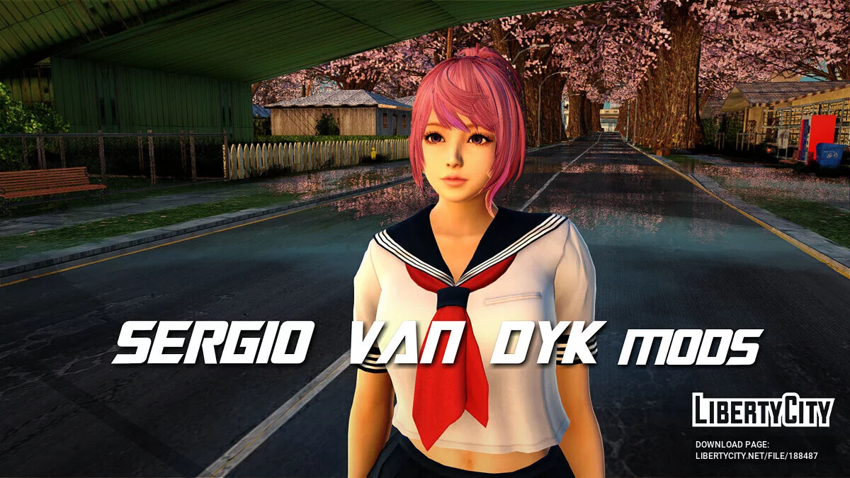 Yukino de Dead Or Alive Xtreme Venus Vacation en uniforme de marin / GTA San Andreas
