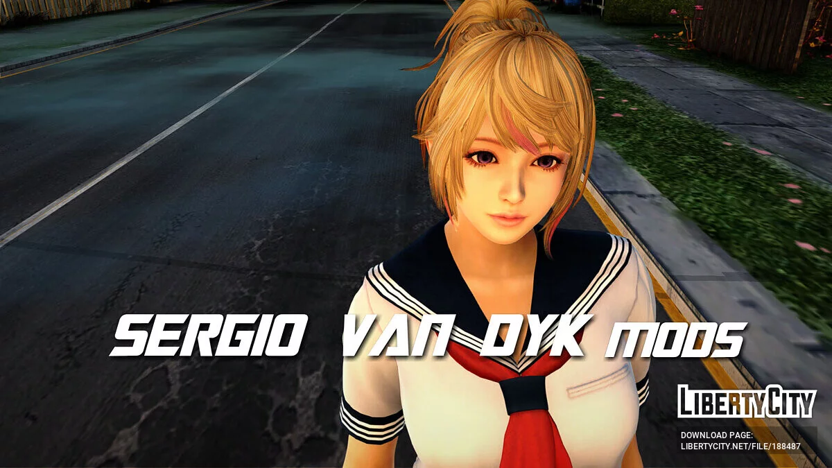 Yukino de Dead Or Alive Xtreme Venus Vacation en uniforme de marin / GTA San Andreas