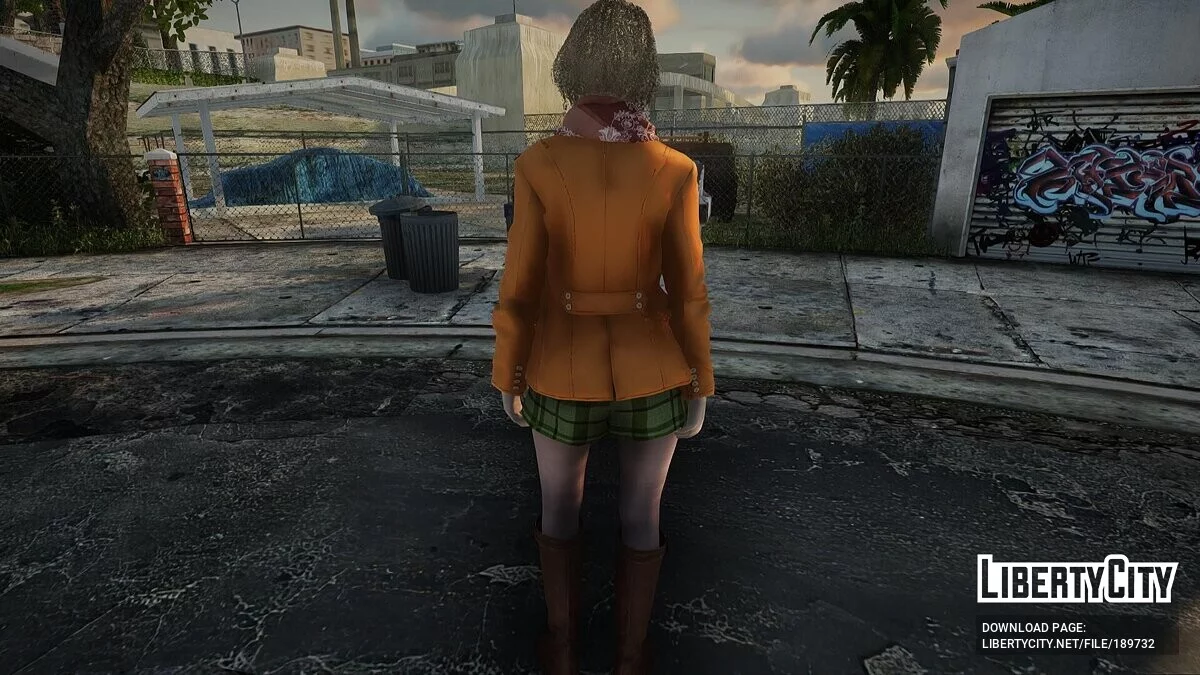 Ешлі Грем з Resident Evil 4 Remake / GTA San Andreas