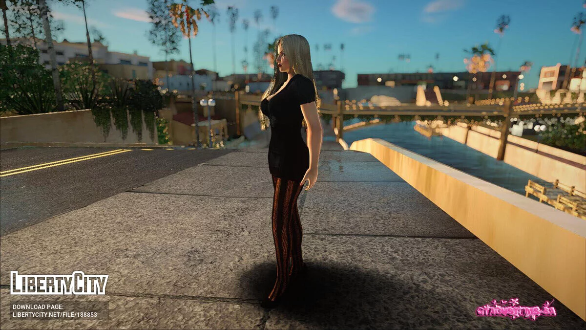 Helena Douglas dalam Setelan Bisnis / GTA San Andreas