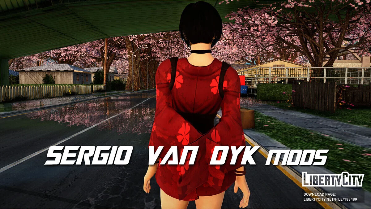 Kurenai in Red Dress (Red Ninja) / GTA San Andreas