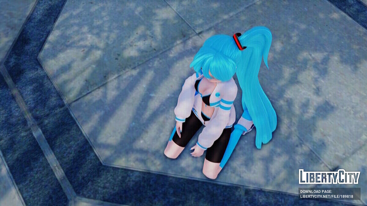 Download Miku Hatsune In A Sexy Pdft Outfit For Gta San Andreas 