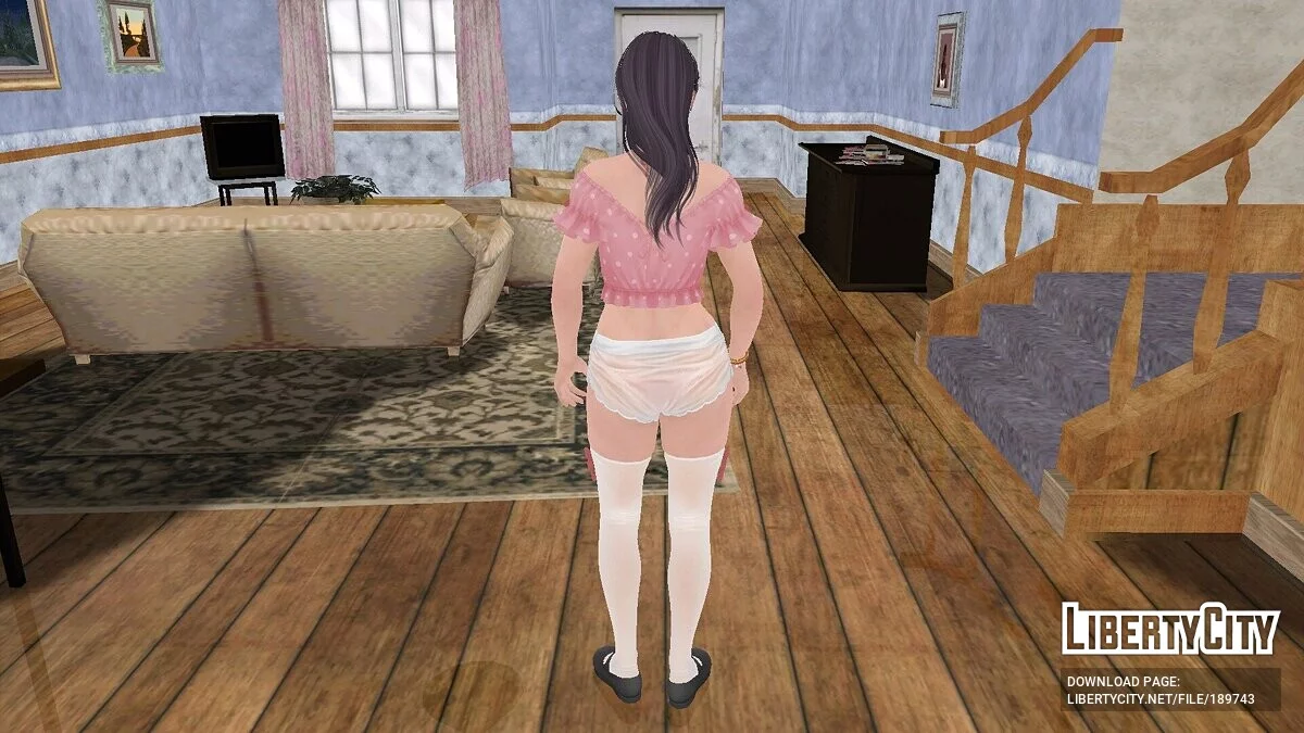 Шэнди в сексуальном наряде / GTA San Andreas
