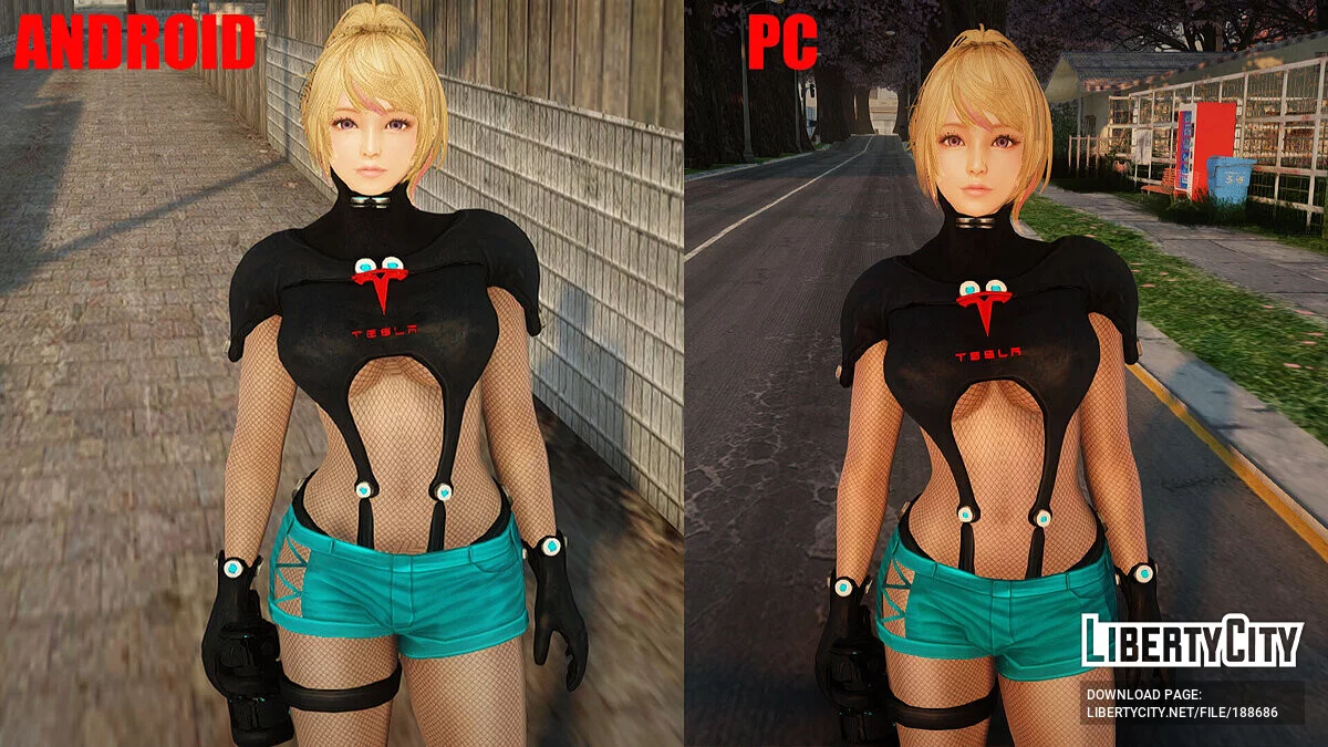 Tesla Mex T-Girl Prototype / GTA San Andreas