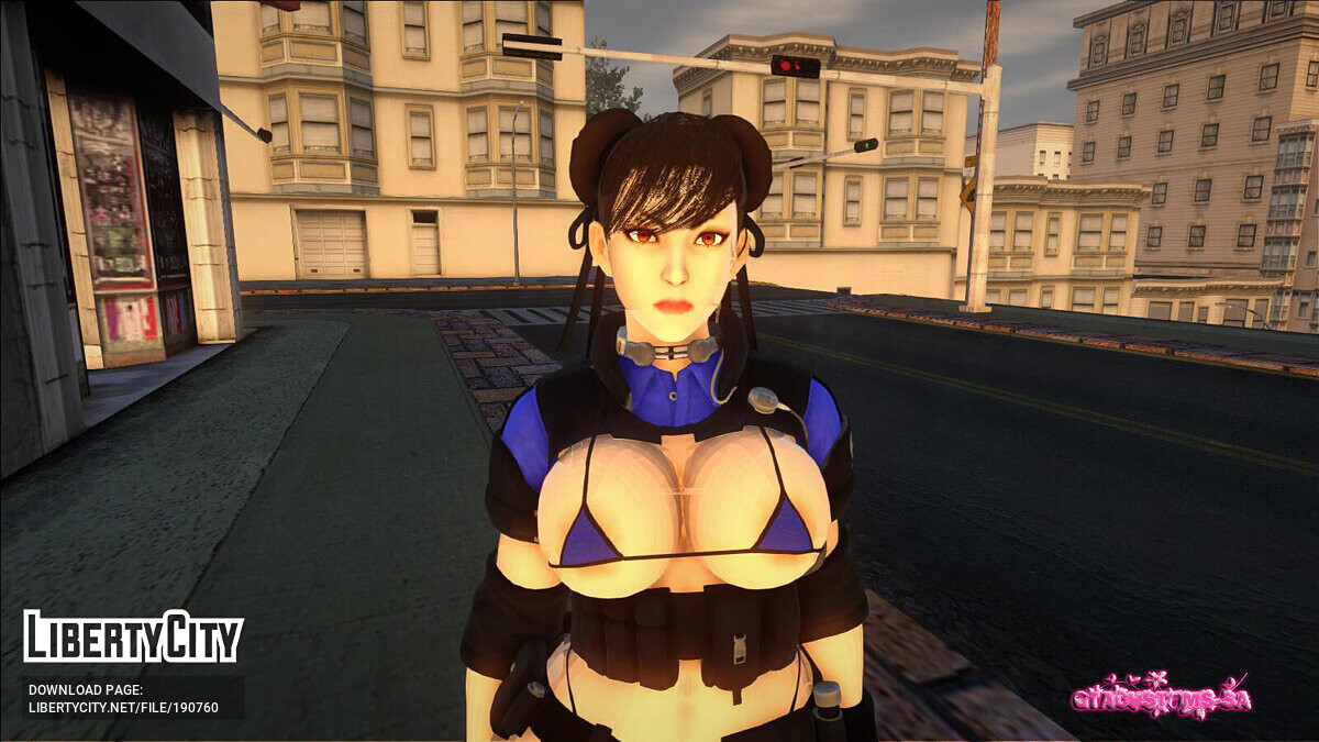 Download Chun Li Sexy Swat for GTA San Andreas