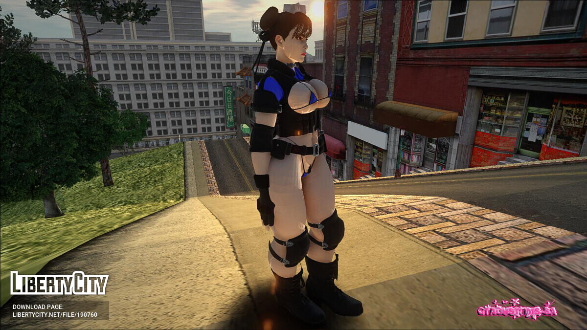 Download Chun Li Sexy Swat for GTA San Andreas