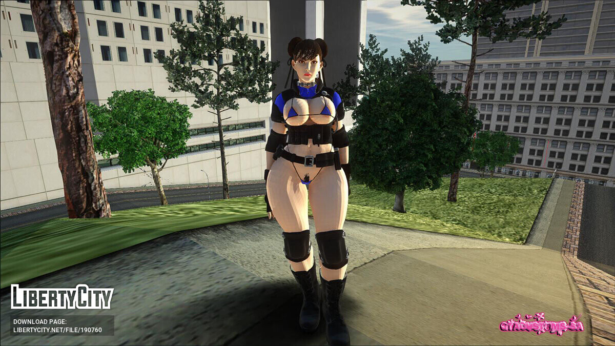 Download Chun Li Sexy Swat for GTA San Andreas