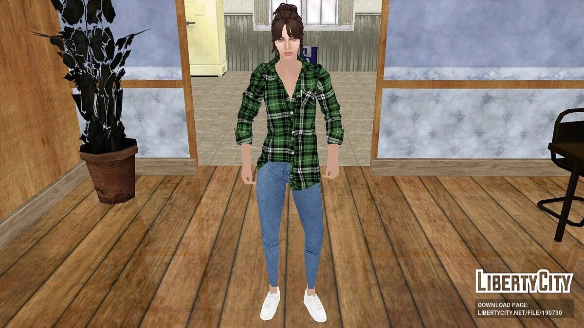 Mädchen in Alltagskleidung / GTA San Andreas