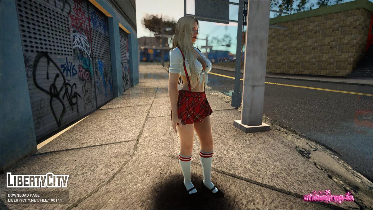 Helena School Time Socks v1 / GTA San Andreas