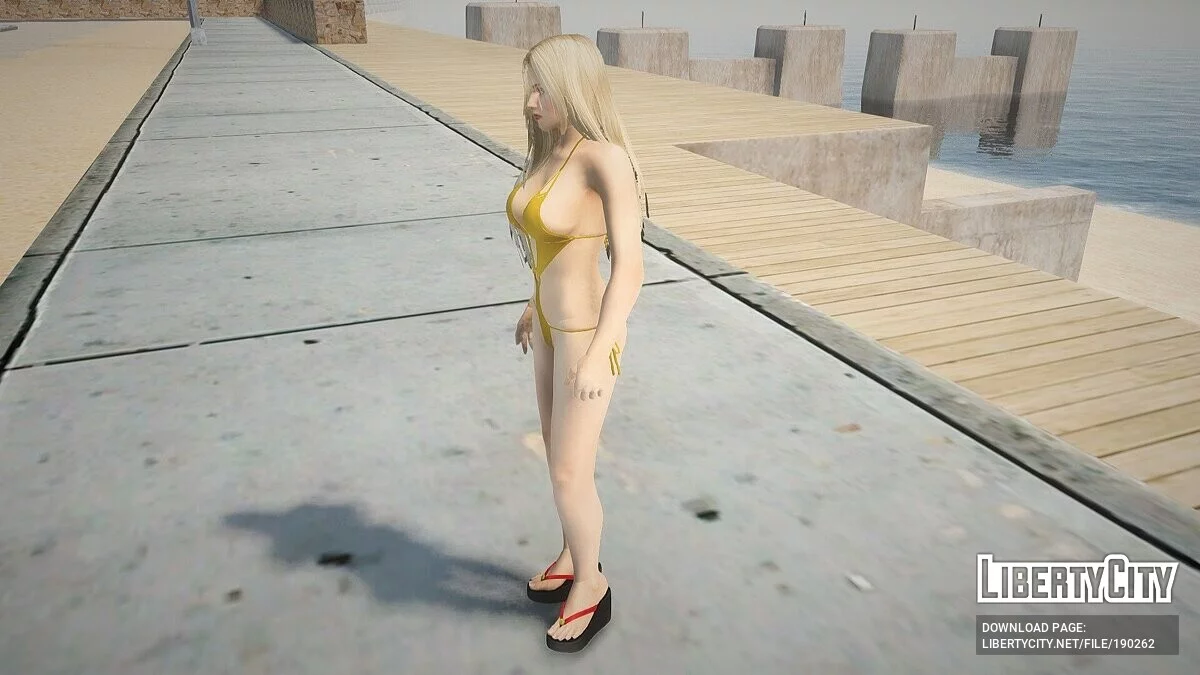 Хелена Дуглас в золотом бікіні / GTA San Andreas
