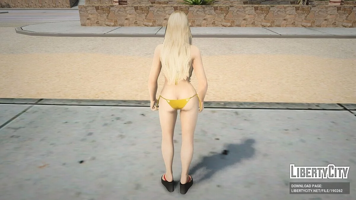 Хелена Дуглас в золотом бікіні / GTA San Andreas