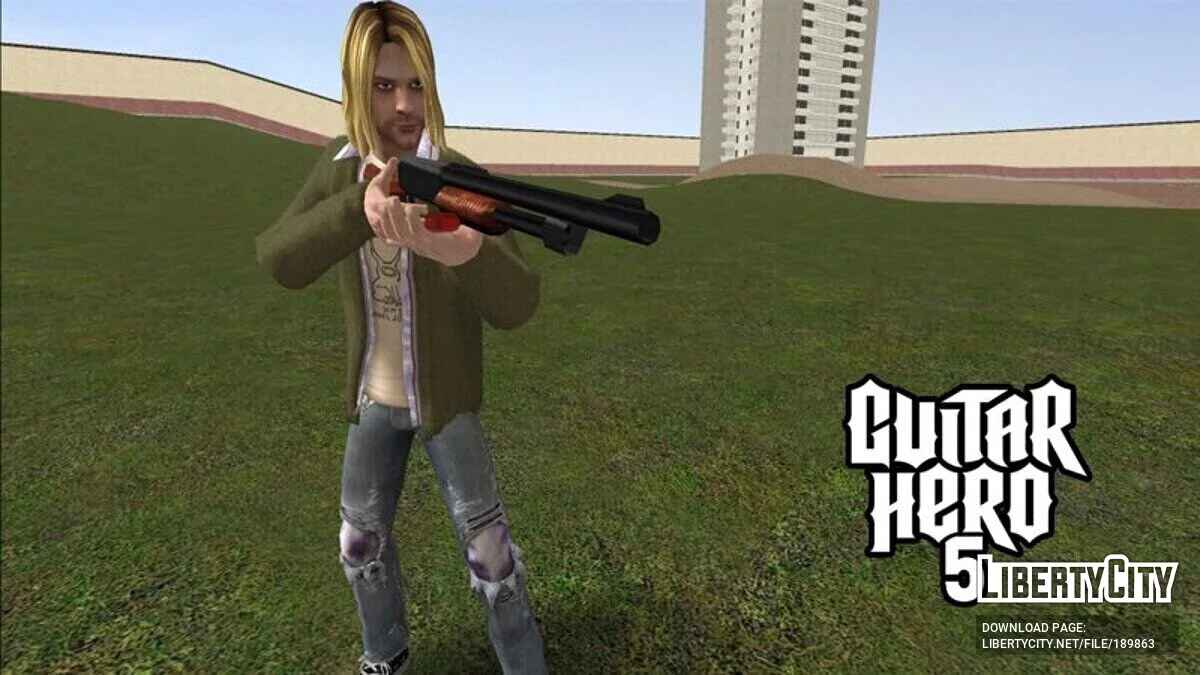 Kurt Cobain aus Guitar Hero 5 / GTA San Andreas