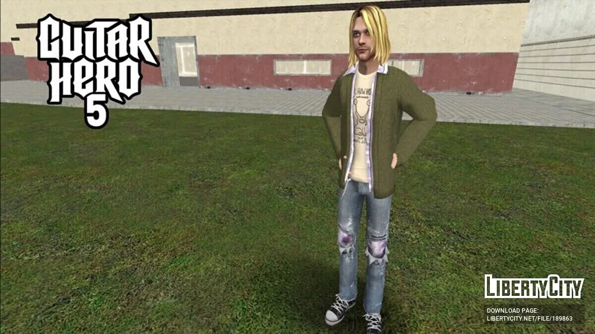 Kurt Cobain aus Guitar Hero 5 / GTA San Andreas