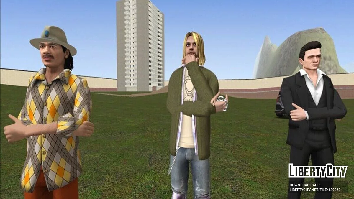 Kurt Cobain aus Guitar Hero 5 / GTA San Andreas