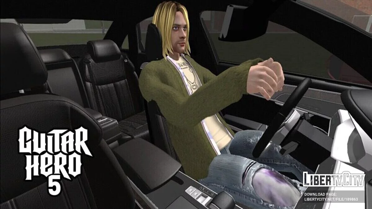 Kurt Cobain aus Guitar Hero 5 / GTA San Andreas