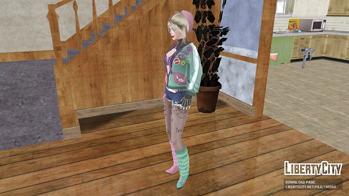 Zero (Костюм Парті Хард) з Cyber Hunter / GTA San Andreas